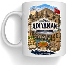 Bsb Adıyaman Temalı Porselen Kupa Bardak Mug 1001