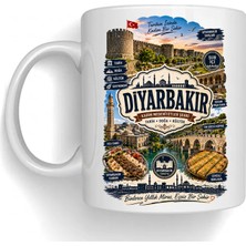 Bsb Denizli Temalı Porselen Kupa Bardak Mug 1017