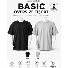 La Bjorn Oversize Unisex Siyah Türk Kahvesi Fincanı Grafik Baskılı Tişört