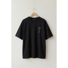La Bjorn Oversize Unisex Beyaz Sezar Augustus Roma Tişört