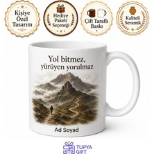 Tupya Gift Ağrı Tutak Dağ Yolları Gezgin Ruhu Yöresel Çay Kupası Hediye Bardak