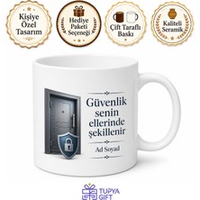 Tupya Gift Çelik Kapı Montaj Ustası Güvenlik Kalkanı Kurucusu Seramik Kupa Hediye Bardak