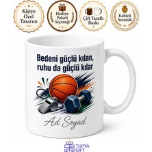 Tupya Gift Spor Salonunun Hakimi Beden Eğitimi Öğretmeni Kahve Kupası Hediye Bardak