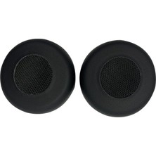 OEM Jabra Evolve 20/20SE/30/30II/40/65/65+ Kulaklık Için Yedek Kulak Yastığı, Jabra Evolve 65UC 65MS/40UC 40MS/ 30US 30MS 30II/20SE 20UC 20MS, Yumuşak Deri (Siyah)