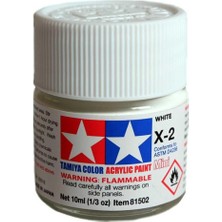 OEM X-2 White Parlak Akrilik Boya (10 Ml)
