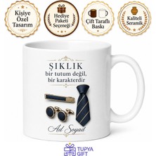 Tupya Gift Kravat Iğnesi Beyefendi Klasik Giyim Aksesuar Şıklığı Kurumsal Imaj Kupa Hediye Bardak