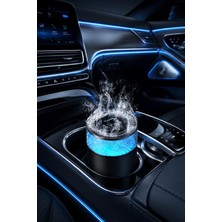 OEM Rgb Otomatik Buharlı Araç Parfümü Aromalı Koku Difüzörü Şarjlı 1000MAH Buharlı Hava Nemlendirme (Siyah-Mat)