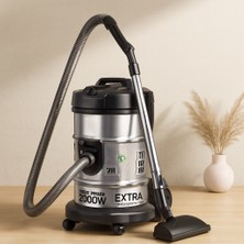 Svoria Store Torbasız Kuru Vakumlu Metal Kasalı Elektrikli Süpürge 21L 2850W