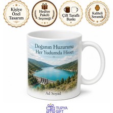 Tupya Gift Çorum Dodurga Obruk Barajı Doğa Harikası Serin Sular Çay Kupası Hediye Bardak