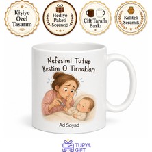 Tupya Gift Tırnak Makası Kullananlara Bebek Tırnağı Kesme Uyurken Kesim Hediye Kupa Bardak