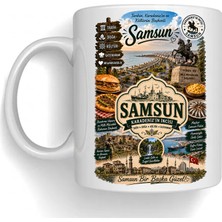 Bsb Samsun Temalı Porselen Kupa Bardak Mug 1039
