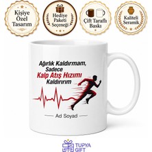 Tupya Gift Sadece Kardiyo Yapanlara Egzersiz Motivasyon ve Su Kupası Hediye Bardak