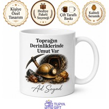 Tupya Gift Madencilik Cevher Çıkarma Iş Güvenliği Yer Altı Kaynakları Kupa Bardak Hediye