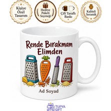 Tupya Gift Rende Kullananlara Özel Peynir Rendesi Havuç Rendesi Ince Kalın Rende Kupa Hediye