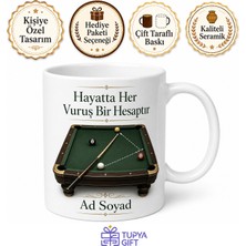 Tupya Gift Bilardo Bant Ustası Geometri Oyunu Kesme Vuruş Kupa Bardak Hediye
