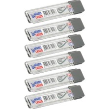 Özkaya Store Kalem Ucu 2b 0,9 mm 6 Adet Mekanik Uçlu Otomatik Kurşun Kalem Ucu 2b 60MM x 0,9mm Siyah Mikro Uç Kısa