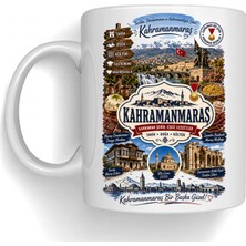 Bsb Kahramanmaraş Temalı Porselen Kupa Bardak Mug 1028