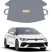 OEM Buz ve Kar Önleyici Araç Ön Cam Örtüsü Brandası | Ağır Hizmet Tipi 600D Oxford Kumaş | Arabalar, Suv`lar, Kamyonetler Için Oto Ön Cam Koruyucu Güneşlik | Don Örtüsü (162X106CM) S - Gri