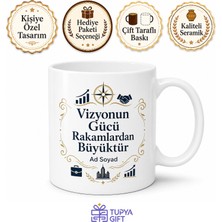 Tupya Gift Sponsorluk Yöneticisi Etkinliklerin Finansal Lideri Isim Yazılı Kupa Bardak Hediye
