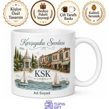 Tupya Gift Izmir Karşıyaka Zübeyde Hanım Anıt Mezarı Çarşı Kaf Sin Kaf Yelken Kupa Bardak Hediye