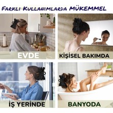 OEM Mandal Toka Kadın Siyah Kahve Kadın Çocuk Mandal Toka, Lastik Toka Seti, Toka Organizer, Toka, Kız Çocuk Toka, Kadife Toka (11CM) 4'lü Set
