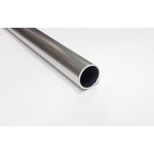 OEM Alüminyum Yuvarlak Boru Renk Gri Uzunluk 100 cm Dış Çap 10 mm