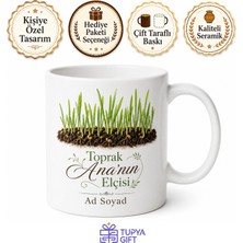Tupya Gift Tohumları Yeşerten Ziraat Teknikeri Hediye Seramik Kupa Bardak