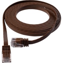 Özkaya Store Cat6 Kablo Yassı Ethernet Network Lan Ağ Internet Kablosu