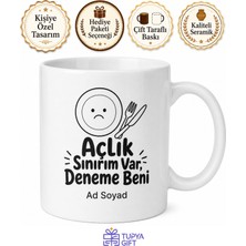 Tupya Gift Aralıklı Oruç Esprili Motivasyon Kupası Intermittent Fasting Hediye Bardak