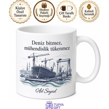 Tupya Gift Istanbul Tuzla Viaport Marina Kaplıcaları Tersane Ruhu Gemi Mühendisi Kupa Hediye Bardak