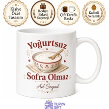 Tupya Gift Yoğurt Kullananlara Süzme Yoğurt Köy Yoğurdu Mantı Üstü Yoğurt Kupa Hediye