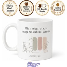 Tupya Gift Iç Mimar Vizyonu Kupa Ev Dekorasyonu Değiştirenlere Özel Tasarım Hediye Bardak