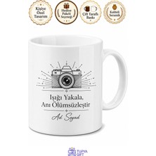 Tupya Gift Fotoğrafçıya Deklanşör Sesi ve Anı Yakalama Kahve Kupası Hediye Bardak