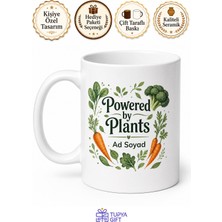 Tupya Gift Vegetarian Baskılı Vejetaryen Ingilizce Kupa Bardak Hediye Porselen Mug