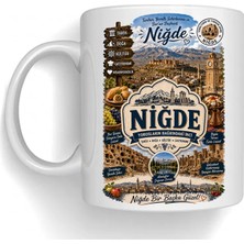Bsb Niğde Temalı Porselen Kupa Bardak Mug 1036