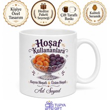 Tupya Gift Hoşaf Kullananlara Kayısı Hoşafı Üzüm Hoşafı Pilav Yanı Içecek Kupa Bardak Hediye
