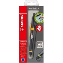 OEM Kugelschreiber Und Stylus Für Tablets Und Smartphones Für Rechtshänder - Smart Ball 2.0 In Schwarz/orange - Schreibfarbe Blau