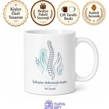 Tupya Gift Osteopati Uzmanı Kemik ve Kas Terapisti Seramik Kupa Bardak Hediye