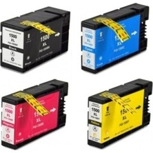 Özkaya Store Photo Print Canon PGI-1500XL/MAXIFY MB2050/MB2150/MB2155/MB2350/MB2750/MB2755 4 Renk Set Kartuş
