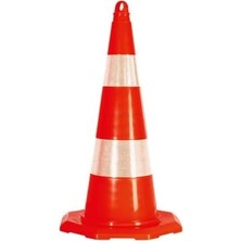 OEM 750 mm Kırılmaz Trafik Konisi 3 kg (Çift Reflektifli)