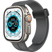 TeknoKapsül Apple Watch 38MM KR412 Elegance Stylısh Kordon (Saat Değildir) - Füme