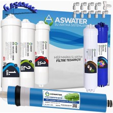 OEM Kapalı Kasa Cihazlar ile Uyumlu Su Arıtma Cihazı Filtresi Aw 6'lı Filtre Seti Mineral Filtre