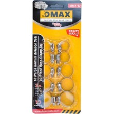 OEM Metal Hortum Kelepçesi Set, 10 Parça, 5 Farklı Boyut (8-18MM, 11-20MM, 13-23MM, 18-25MM, 14-27MM)