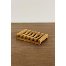 OEM Bambu Sabun Standı, Bambu Sabunluk, Bambu Sabun Kutusu Bej