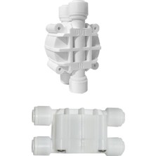 OEM Su Arıtma Cihazları Için Shutoff Valve Dört Yollu Vana