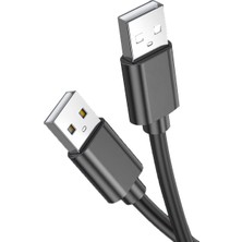 OEM USB A To USB A Iki Ucu Erkek Çift Taraflı USB 2.0 Kablo 30 cm AL4773