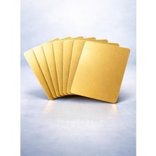 OEM Nfc Kart Dijital Kartvizit NTAG215 Gold - 10 Adet