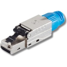 OEM RJ45 Aletsiz Montaj Tipi Konnektör, CAT.8/7A/7/6A Için