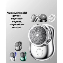 TeknoKapsül Islak-Kuru Kullanımlı Suya Dayanıklı Mini Tıraş Cihazı