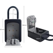 Özkaya Store ISC802KEY Şifreli Çelik Kasa, Anahtar Kasası, Anahtar Dolabı, Gri